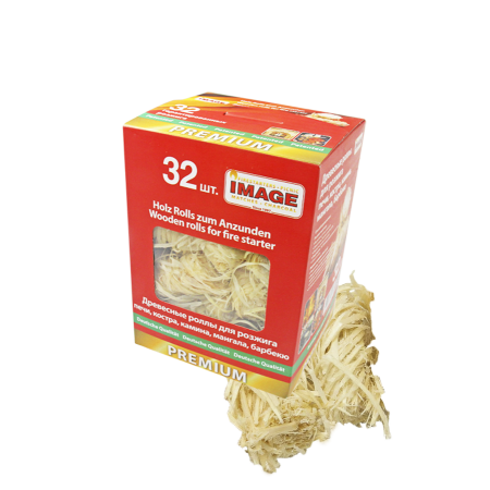 Роллы для розжига - 32 штуки